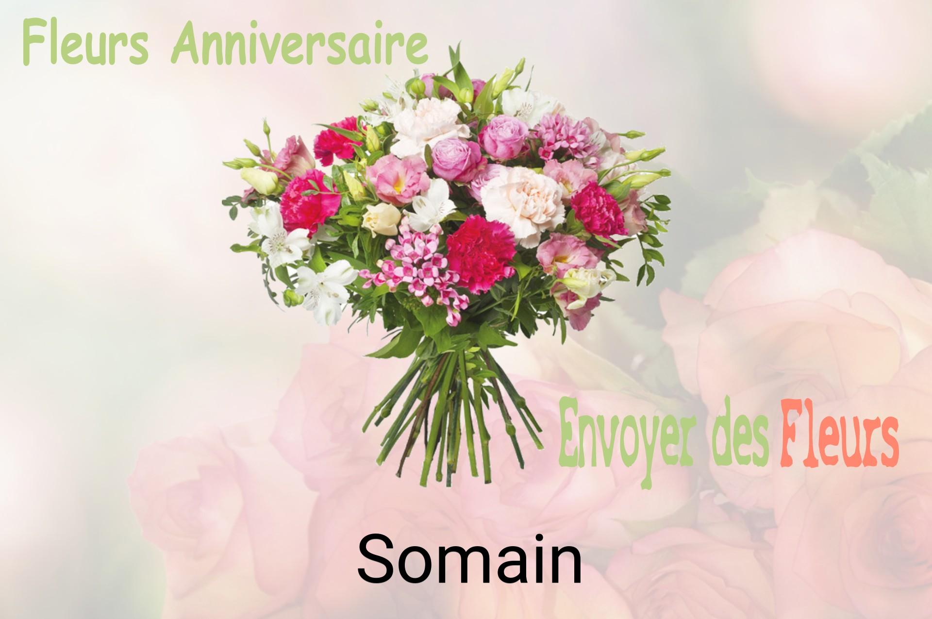 Bouquet de fleurs d’anniversaire livré à Somain